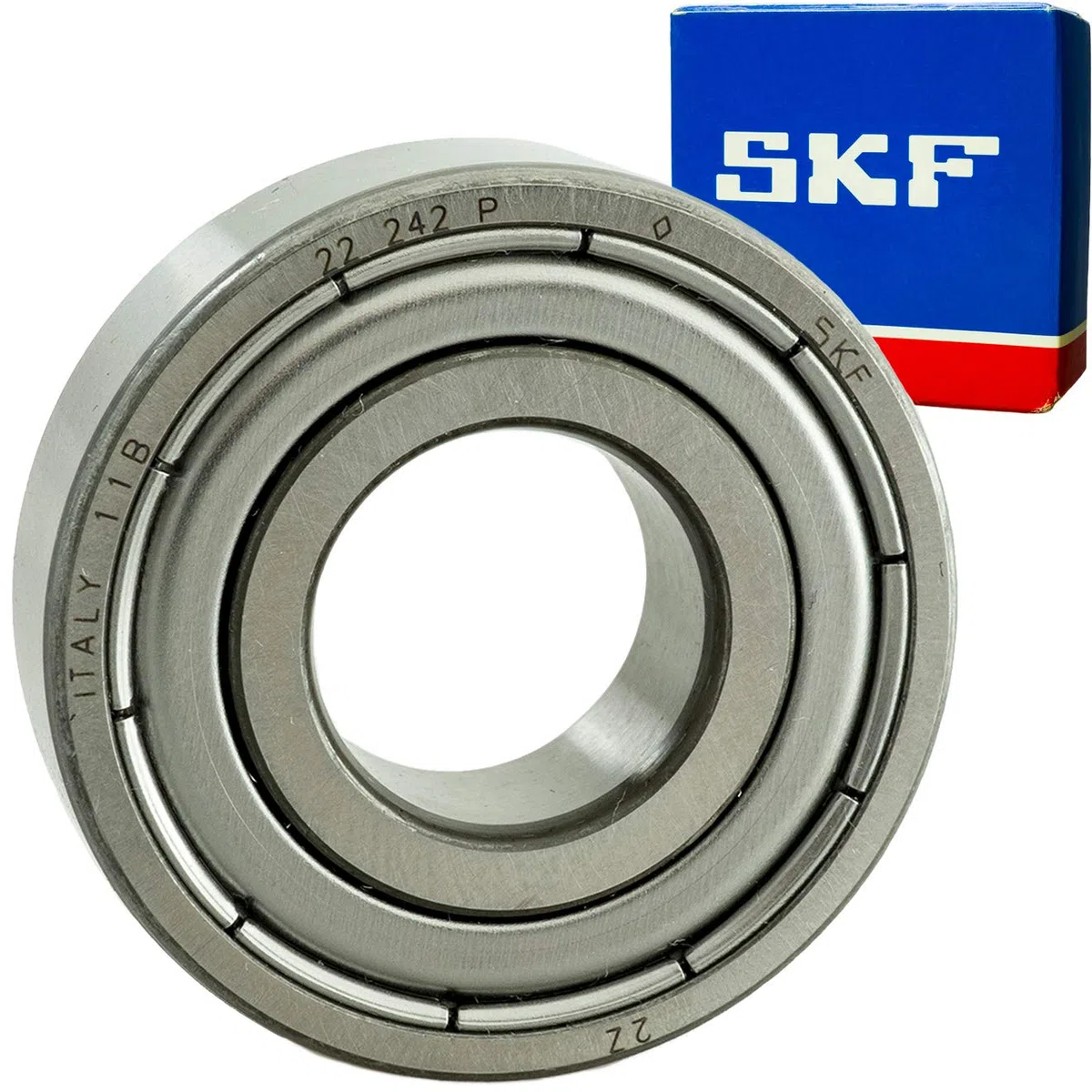 Roulement à billes SKF 6205 ZZ (2Z) pour arbre 25 mm (25 x 52 x 15 mm, joint des deux côtés), 25 x 52 x 15 mm, 20