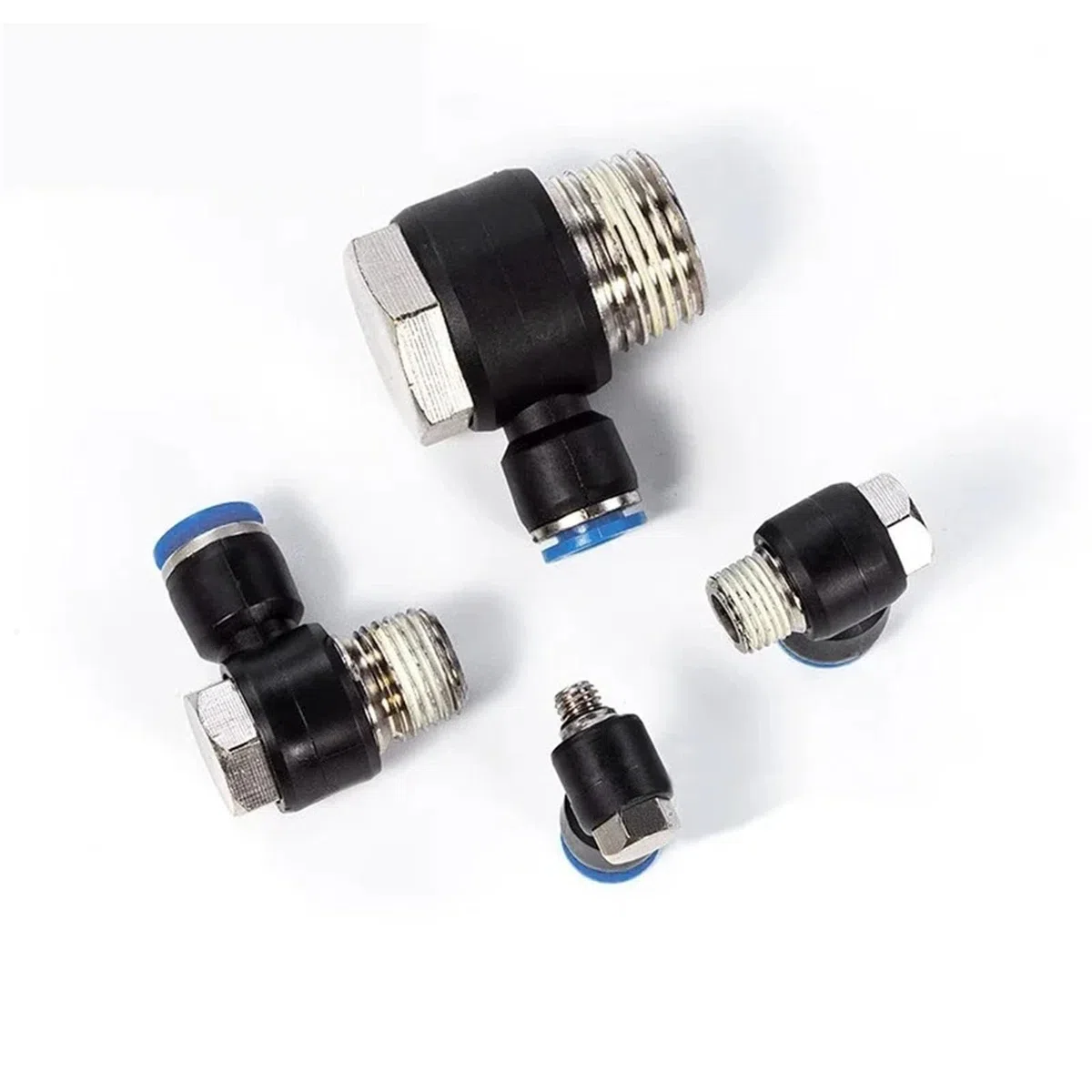 PH pneumatique connecteur rapide tuyau d'eau tuyau 1/8 "1/2 3/8 1/4 coude extérieur hexagone 50 pièces(PH12-04)