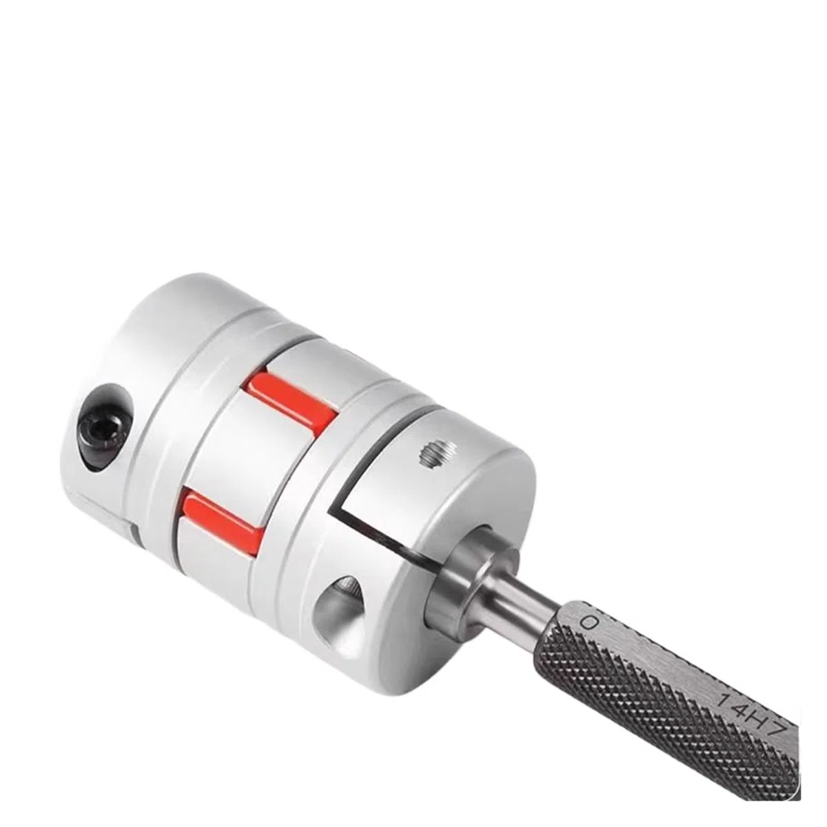 Accouplement flexible Plum Coupleur de pince à prune Flexible D65 L80, série LM, 1 pièce, taille d'arbre D65L80, couplage à mâchoire CNC, couples 14mm-30mm(20x28mm)