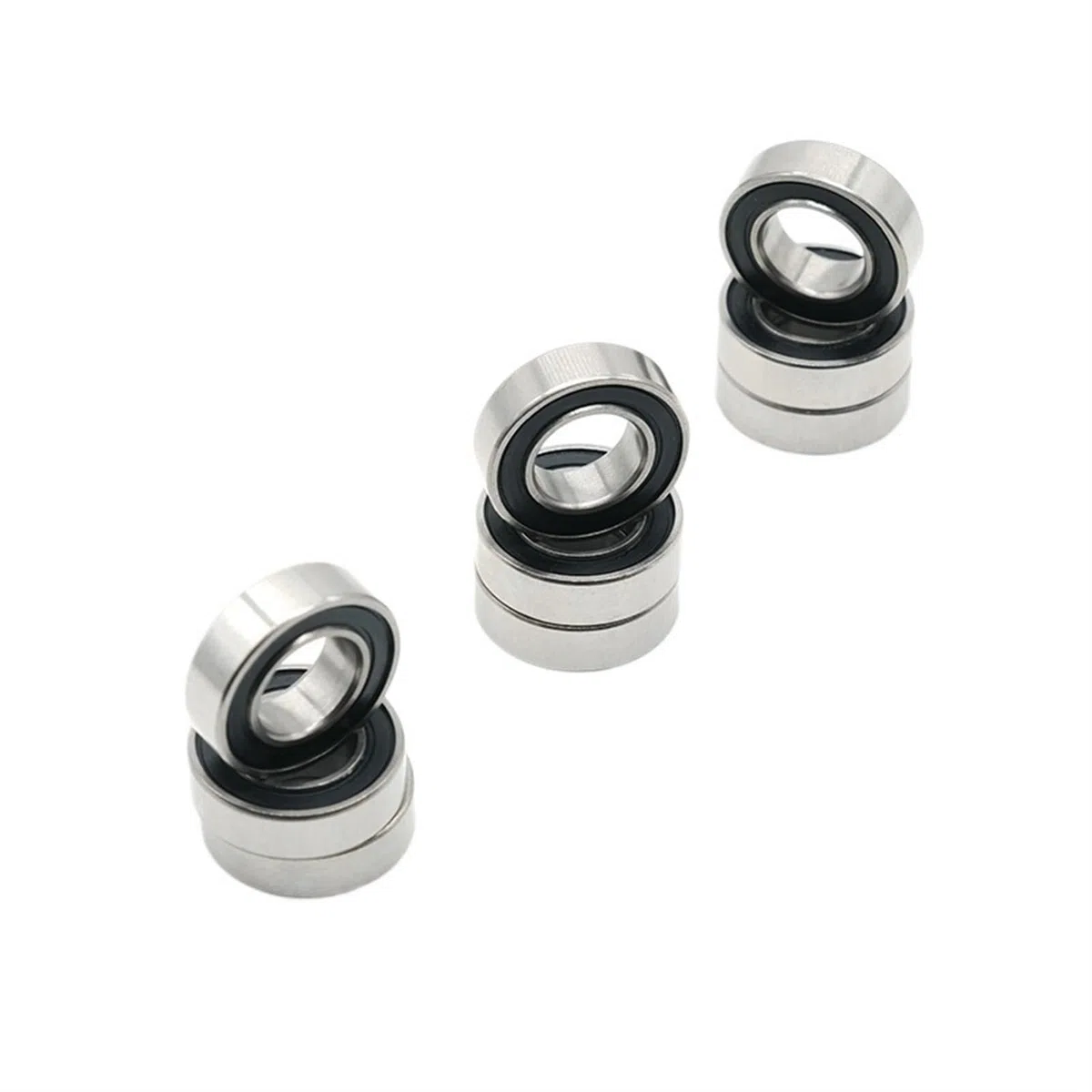 Roulements rigides à billes Roulements à billes 6301RS ABEC-7, 12x37x12mm, à gorge profonde, 6301-2RS, 6301RZ 180301 RZ RS 6301 2RS, qualité EMQ, 6 pièces